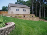 Landscaping and Wall